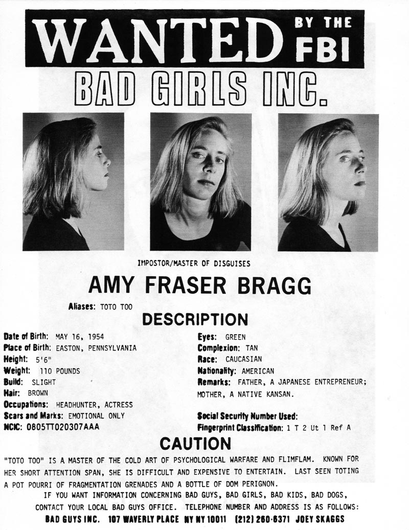 Amy Fraser Bragg's headshot (back) from Bad Guys Talent Management Agency