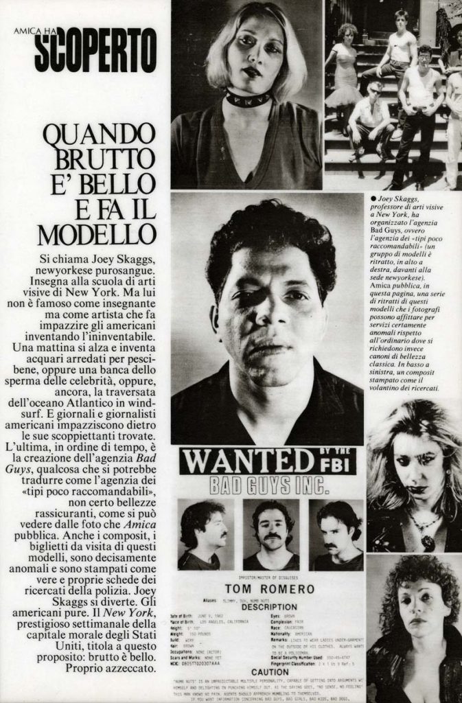 Quando Brutto e' Bello e fa il Modello, Amica, September 5, 1984