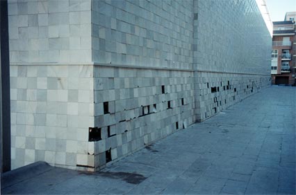 Exterior Wall of Espai d'Art Contemporani de Castellon, Spain (EACC Museum)