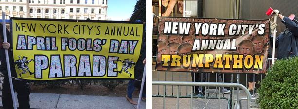 Joey Skaggs' 34th Annual April Fools' Day Parade and 3rd Annual Trumpathon (2019)